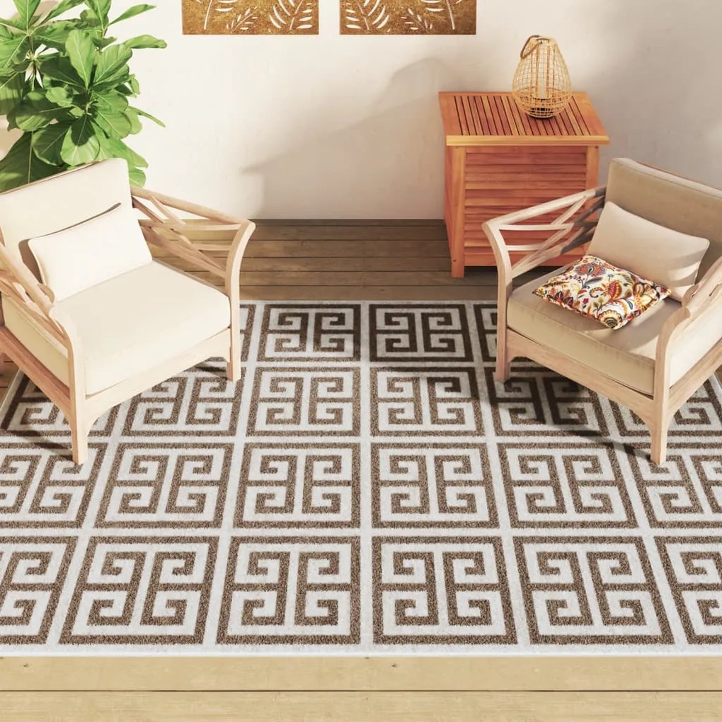 Tapete pelo curto antiderrapante int./ext. 190x300 cm multicor