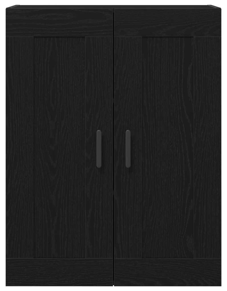 Highboard Carvalho Preto 69.5x34x180 cm Madeira de Engenharia