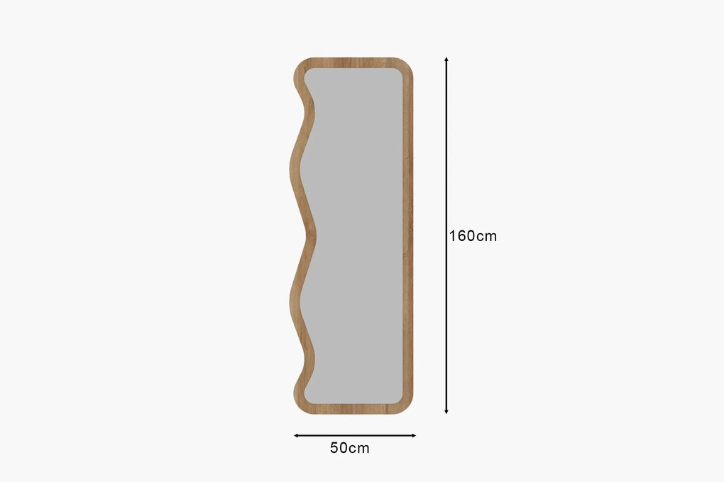 Espelho Asel – Natural – 50 cm x 160 cm x 2,2 cm