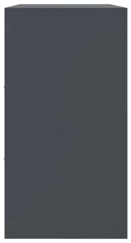 Aparador 99x39x73 cm aço antracite