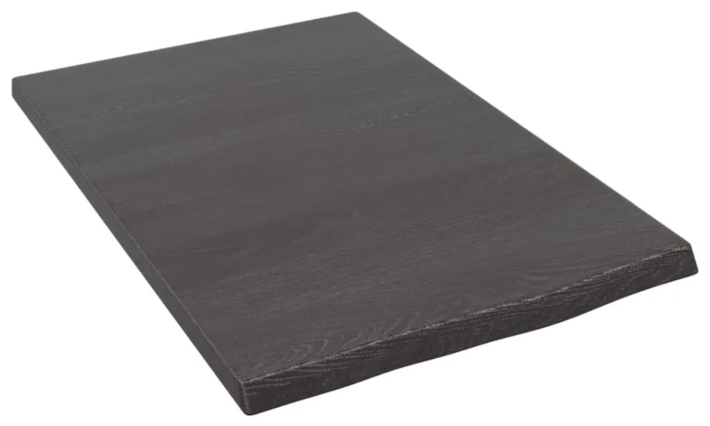 363755 vidaXL Prateleira de parede 40x60x2cm carvalho tratado castanho-escuro
