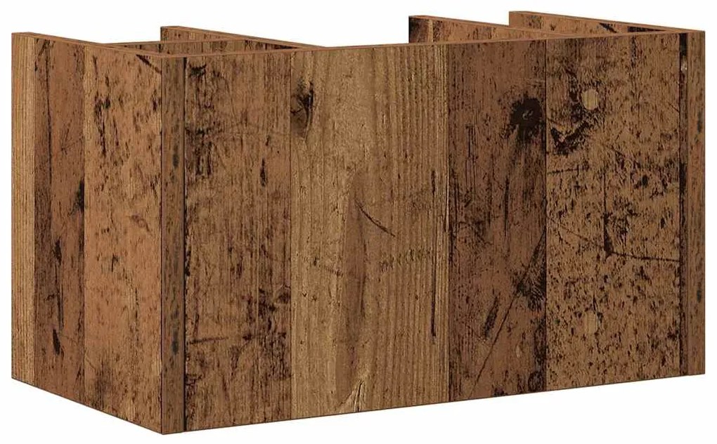 Organizador de Mesa Carvalho Antigo 44.5x24x25 cm Madeira Engenharia