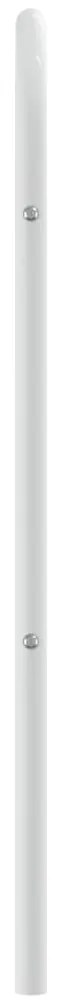 Cabeceira de cama 200 cm metal branco