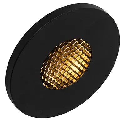 Conjunto de 6 focos embutidos modernos para casa de banho pretos IP54 - Shed Honey