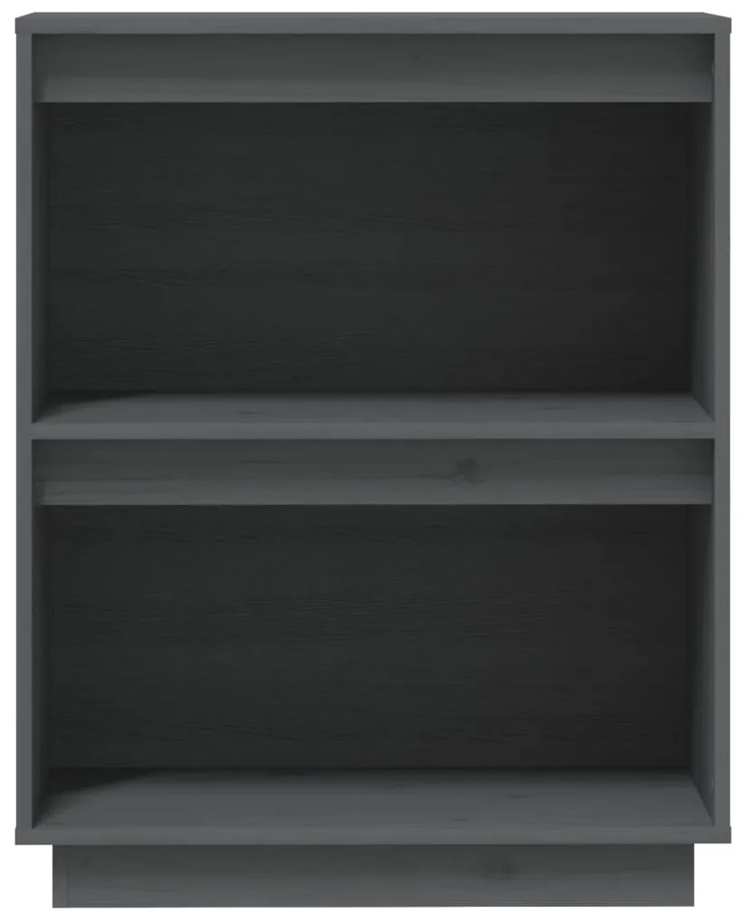 Armário consola 60x34x75 cm pinho maciço cinza