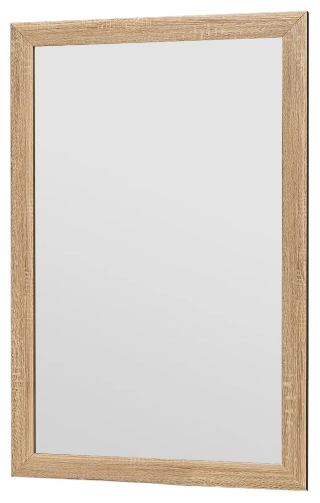 Espelho de Parede "Sesso" - 50 x 75 x 2 cm - Natural - Design Moderno