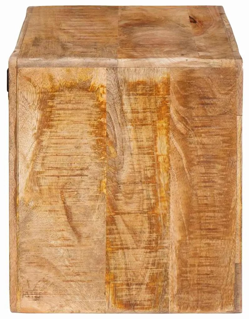 Escorredor de Vinho Castanho Madeira de manga maciça