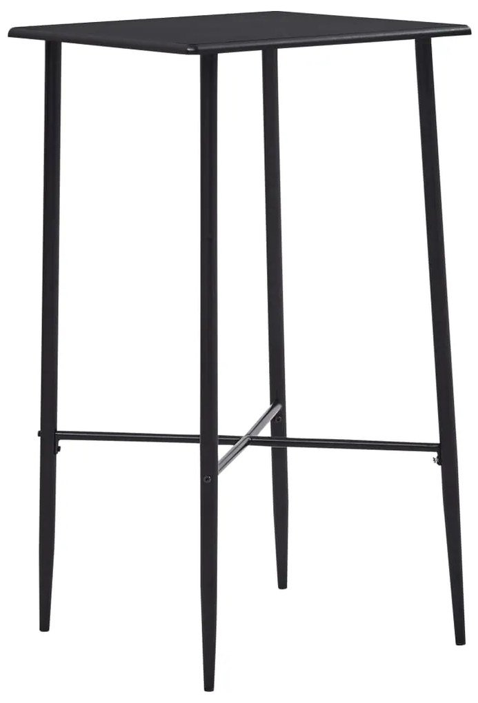 5 pcs conjunto de bar plástico preto