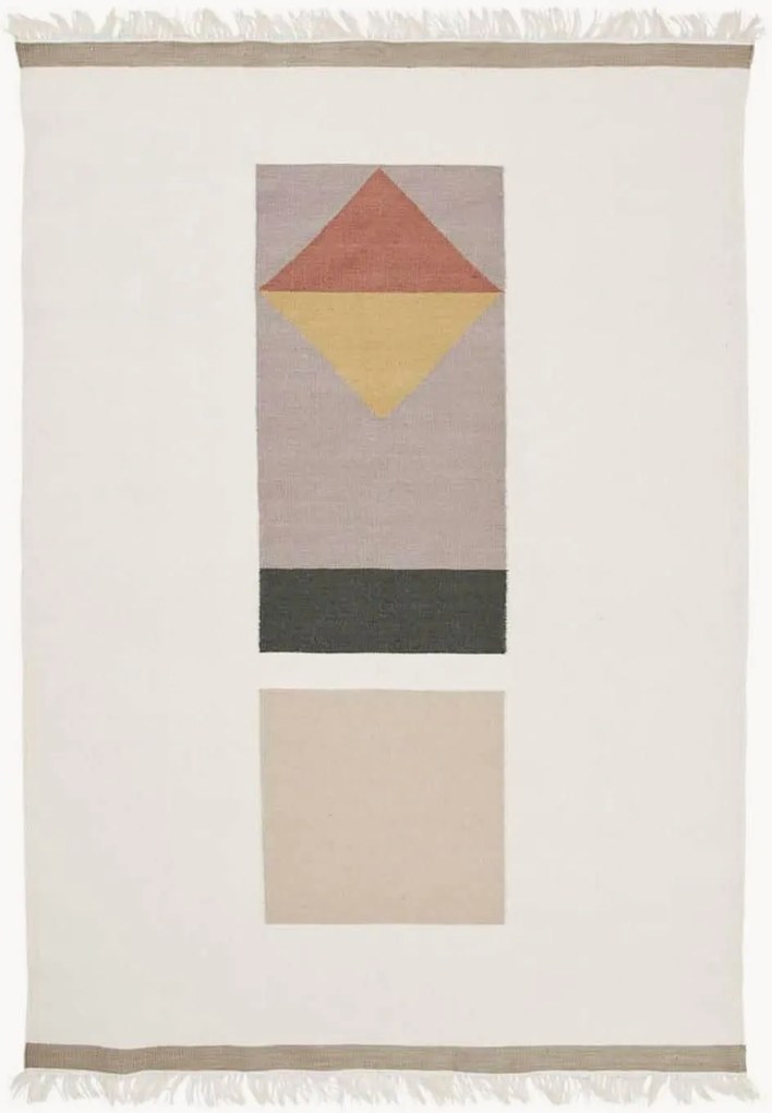 Tapete em lã artesanal Vero