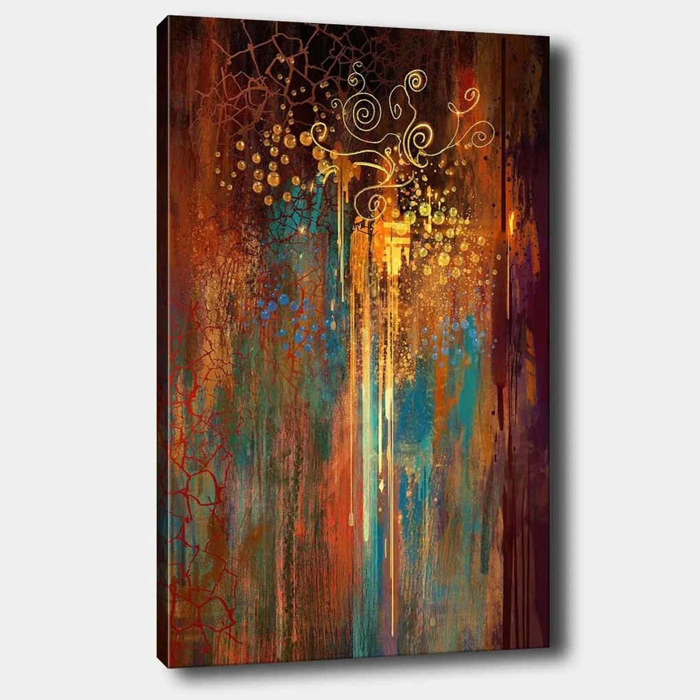 Pintura Decorativa em Tela 221709259_70100 – Multicolor – 70 x 100 cm