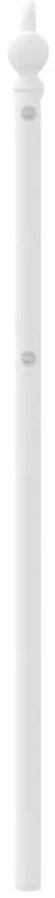 Cabeceira de cama 107 cm metal branco