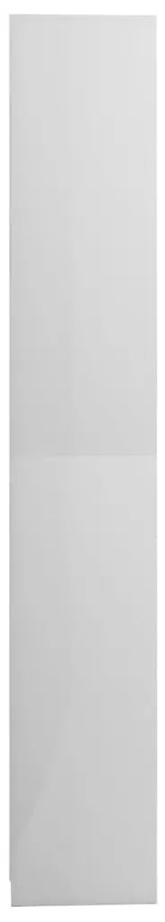 Armário casa de banho derivados de madeira branco brilhante