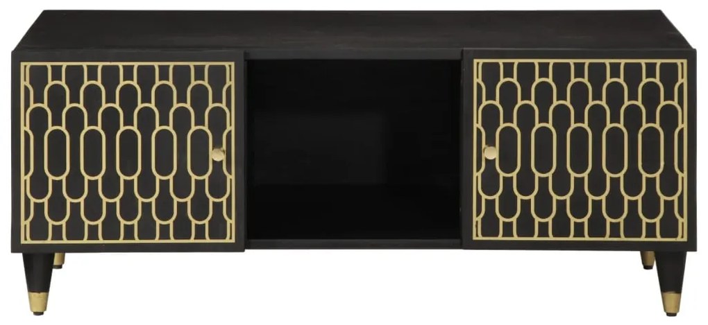 Mesa de centro 100x54x40 cm madeira de mangueira maciça