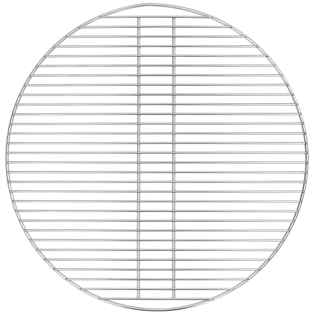 Grelha de Churrasco vidaXL Prata Ø57 cm Aço Inoxidável