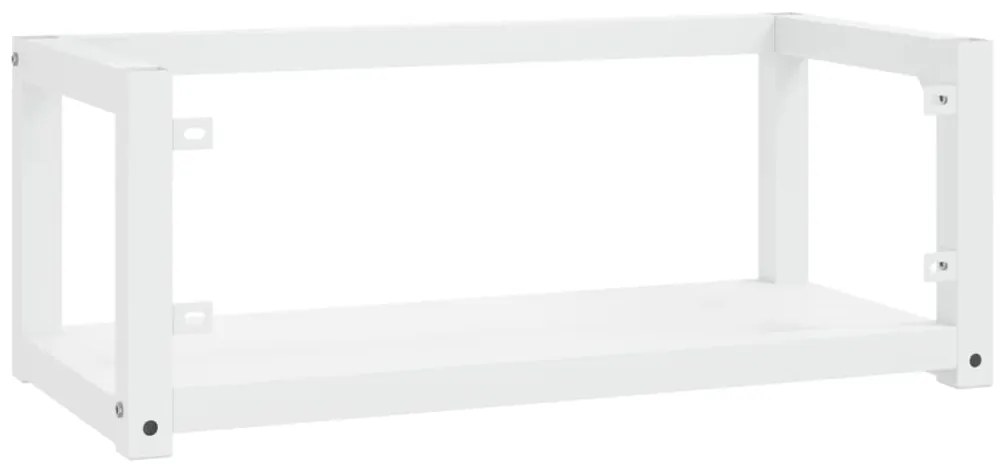 Estrutura de parede p/ lavatório ferro 79x38x31cm branco