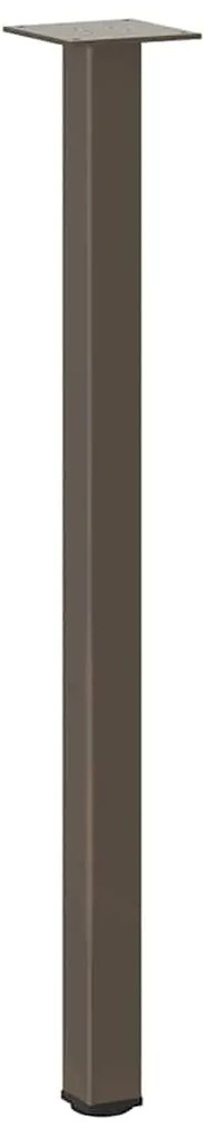 Pés de mesa de console 4 peças aço natural 72-74 cm aço