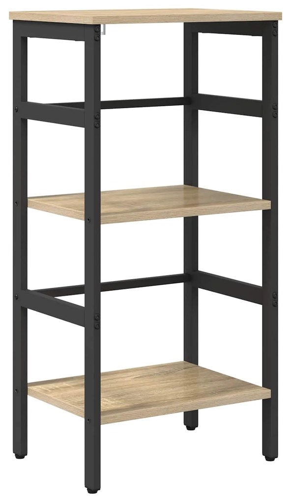 vidaXL Estante Carvalho Sonoma 40 x 29,5 x 81 cm Madeira processada