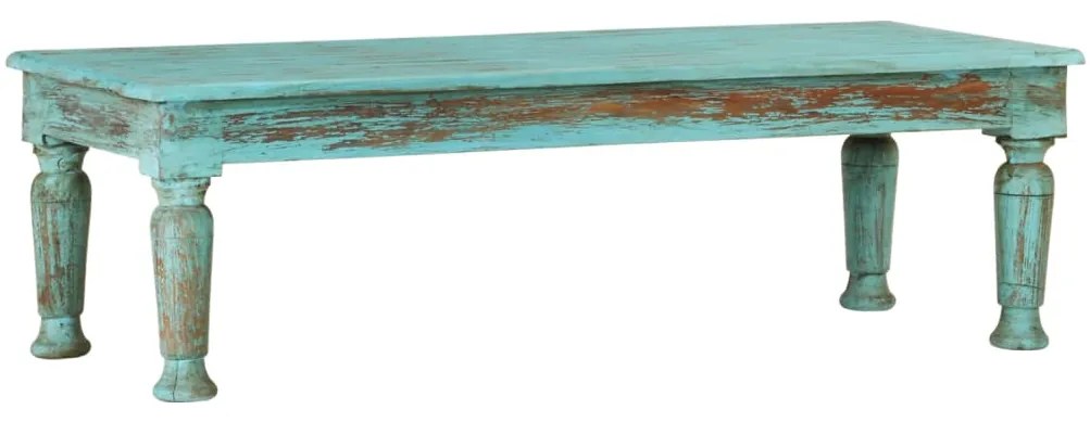 Mesa de centro 110x50x34 cm madeira recuperada maciça