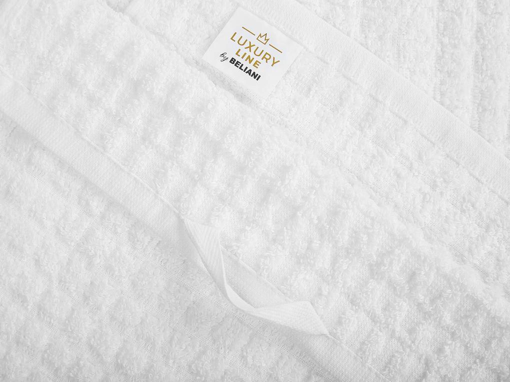 Conjunto de 11 toalhas brancas de algodão ATAI Beliani