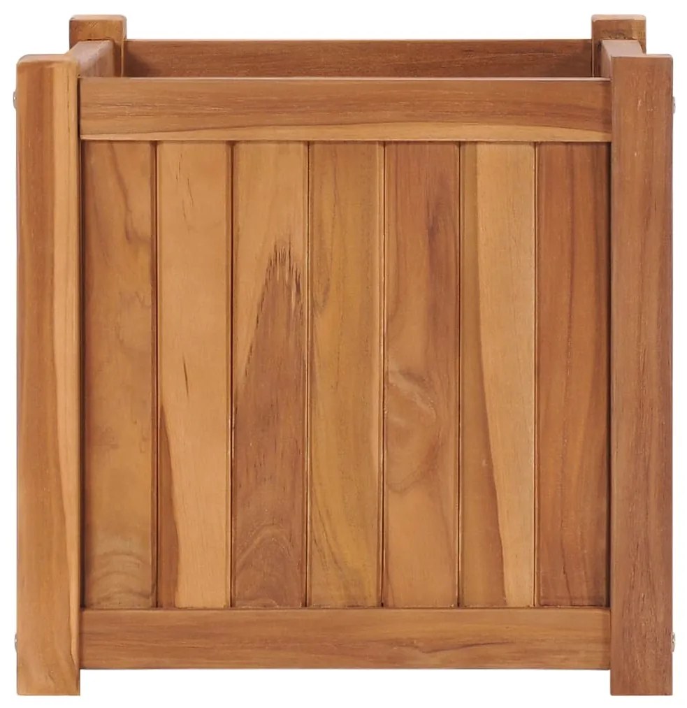 Vaso/floreira 40x40x40 cm madeira de teca maciça