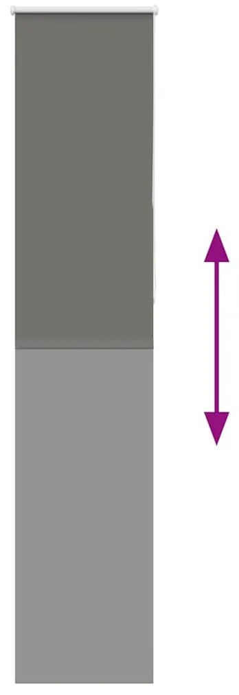 Persiana de enrolar 50x210 cm largura tecido 45,7 cm poliéster