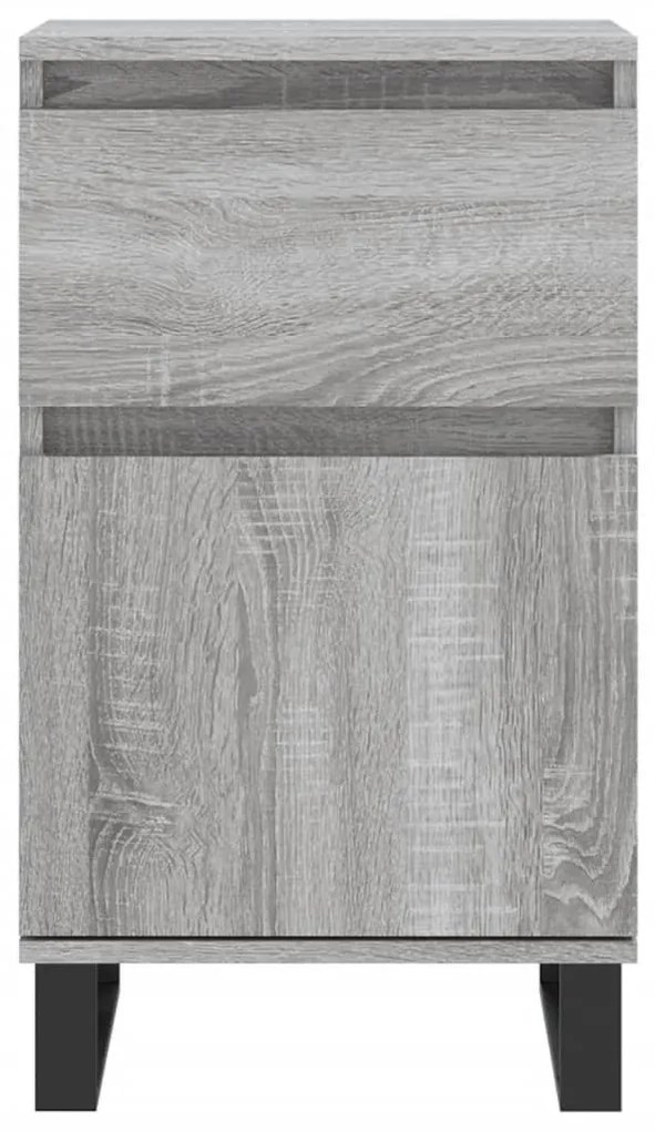 Aparador 40x35x70 cm derivados de madeira cinzento sonoma