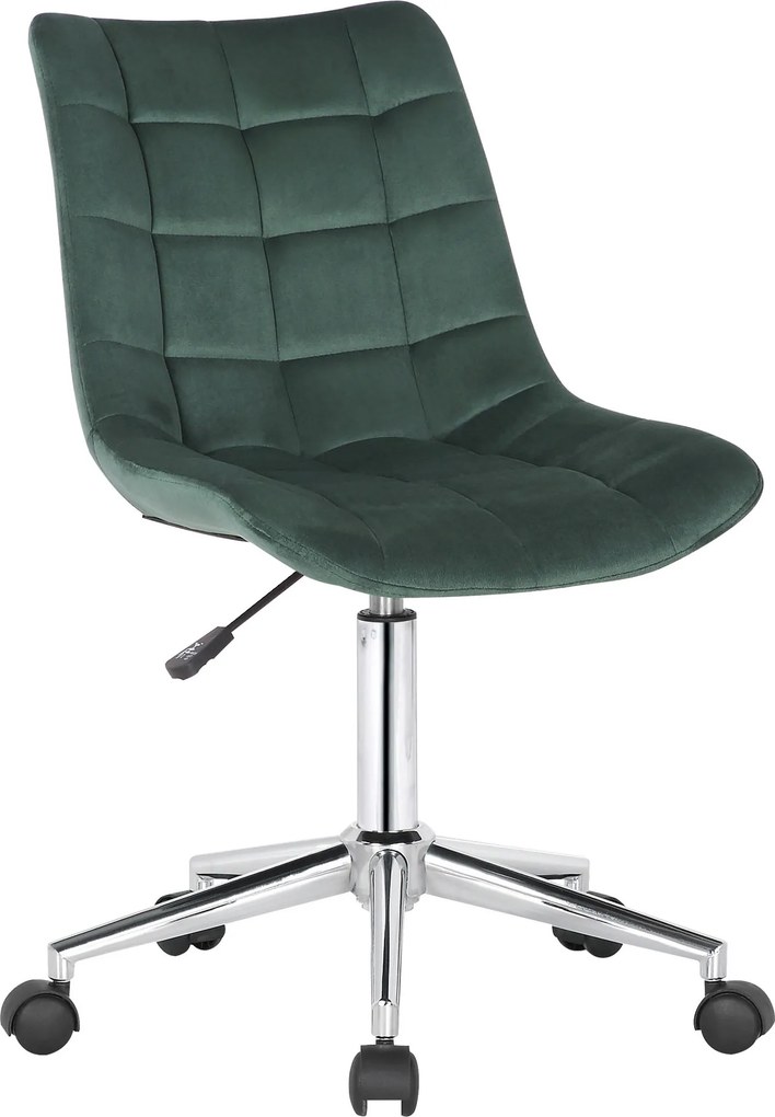 Cadeira de Escritório Medford Velvet Verde