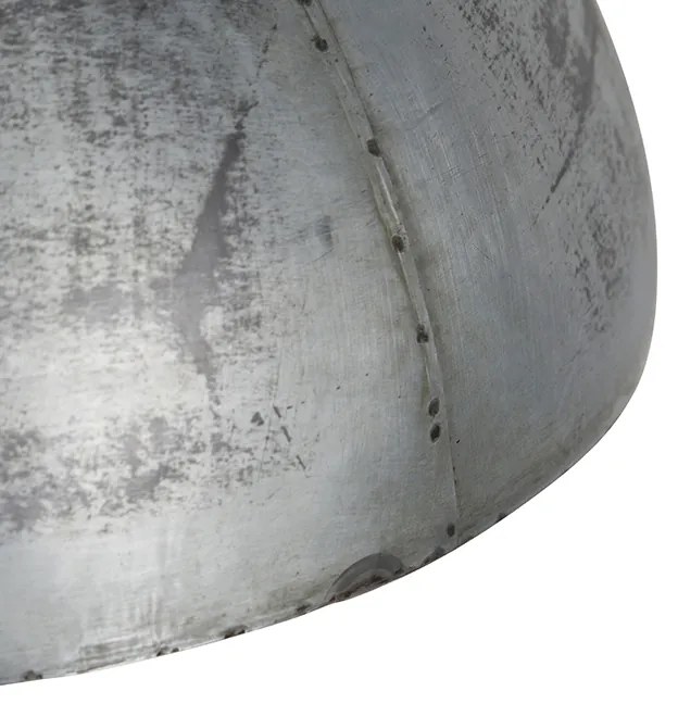 Candeeiro de suspensão industrial cinzento 40 cm - Samia Sabo Industrial