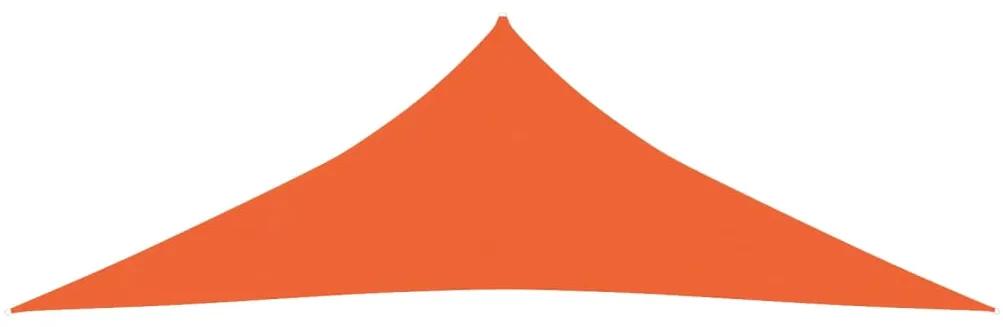 Para-sol estilo vela 160 g/m² 3,5x3,5x4,9 m PEAD laranja