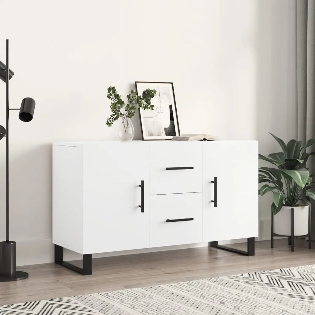 vidaXL Aparador 100x36x60 cm derivados de madeira branco