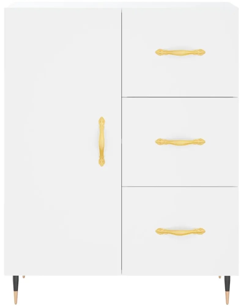 Armário alto 69,5x34x180 cm derivados de madeira branco
