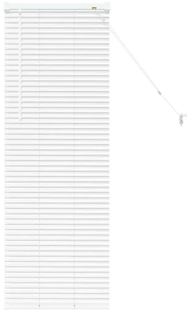 Persiana de Janela com cortinas Outros Manual Branco 80 x 130 cm Alumí