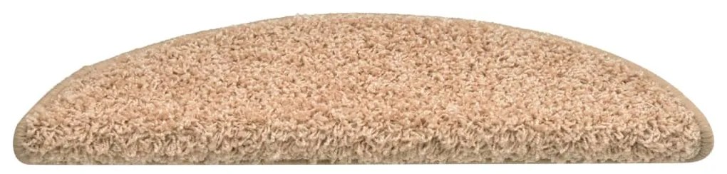 Tapete/carpete para degraus 15 pcs 56x17x3 cm dourado