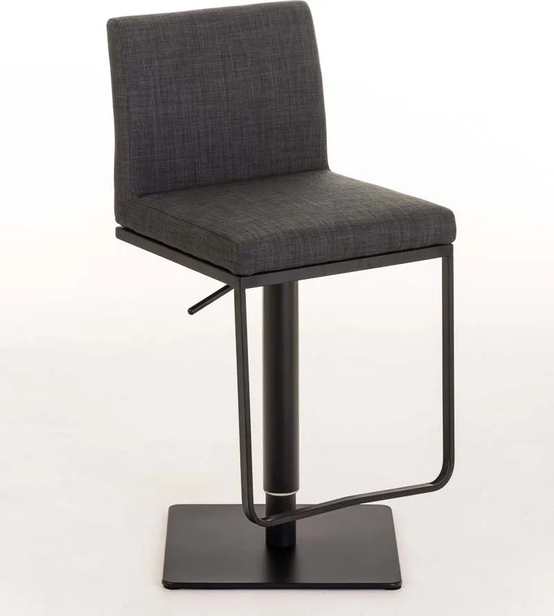 Banco de bar Panama B Tecido cinza escuro