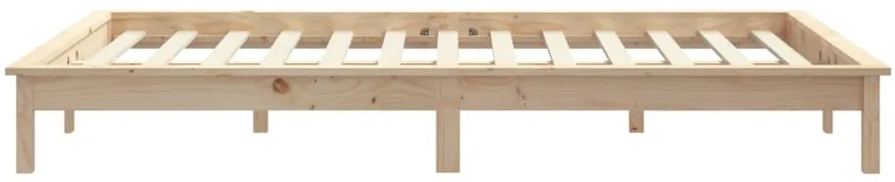 Estrutura de cama 100x200 cm pinho maciço