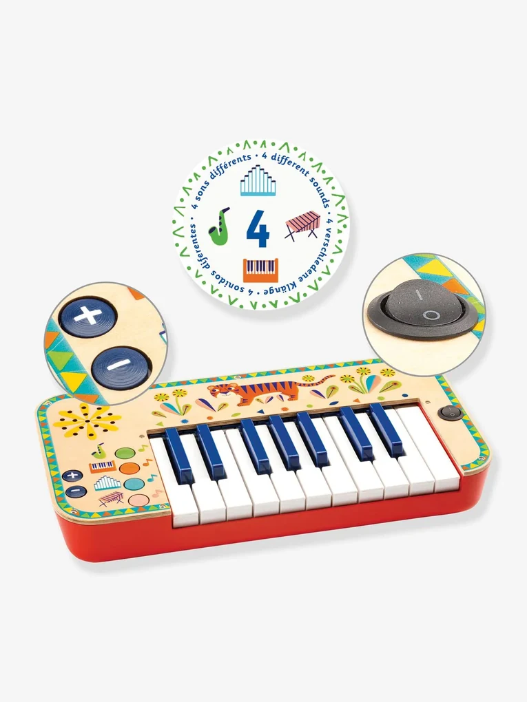 Super Teclado Piano Musical Infantil Bebe Educativo Sons Cor Mickey