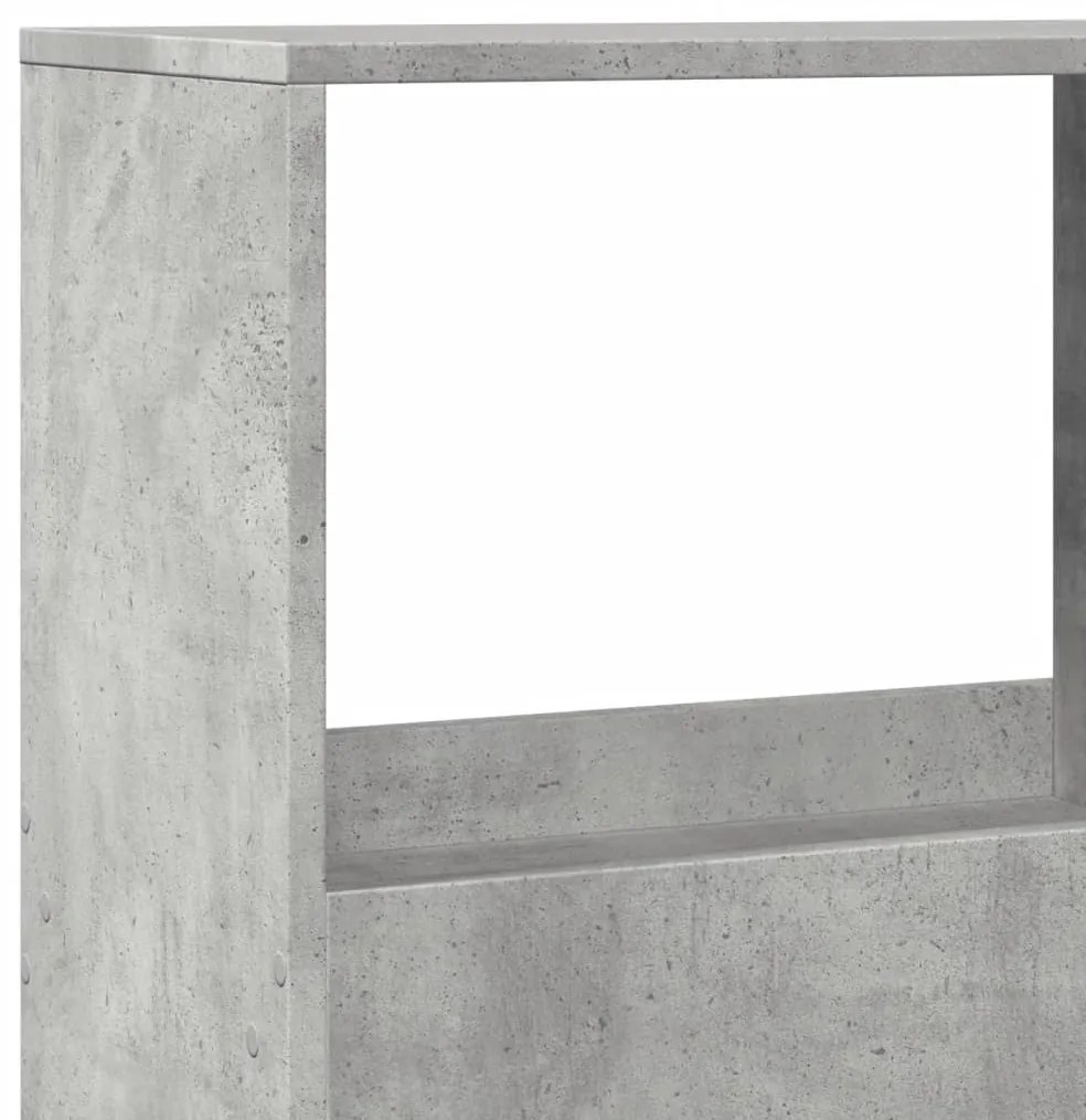 Divisória 100x33x155,5 cm derivados de madeira cinzento cimento