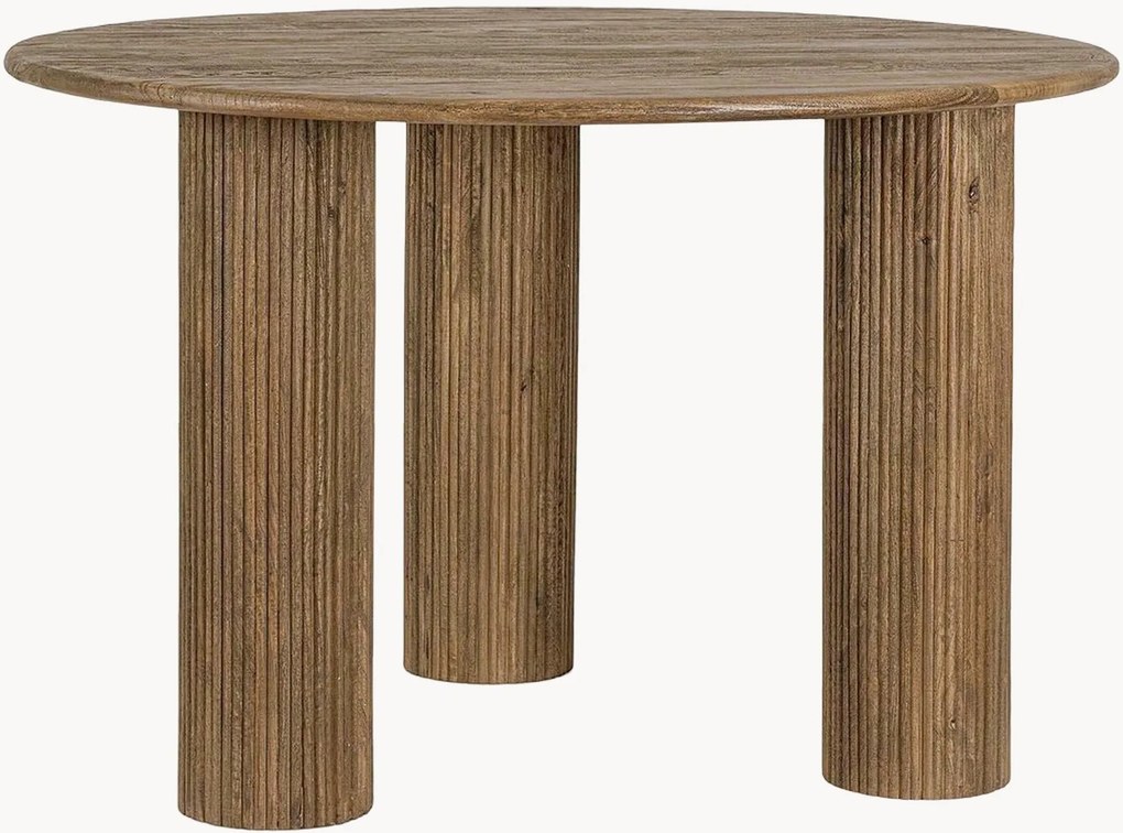Mesa de jantar redonda em madeira de manga Dacc, Ø 120 cm