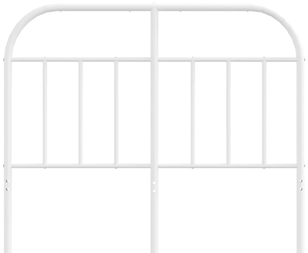 Cabeceira de cama 120 cm metal branco