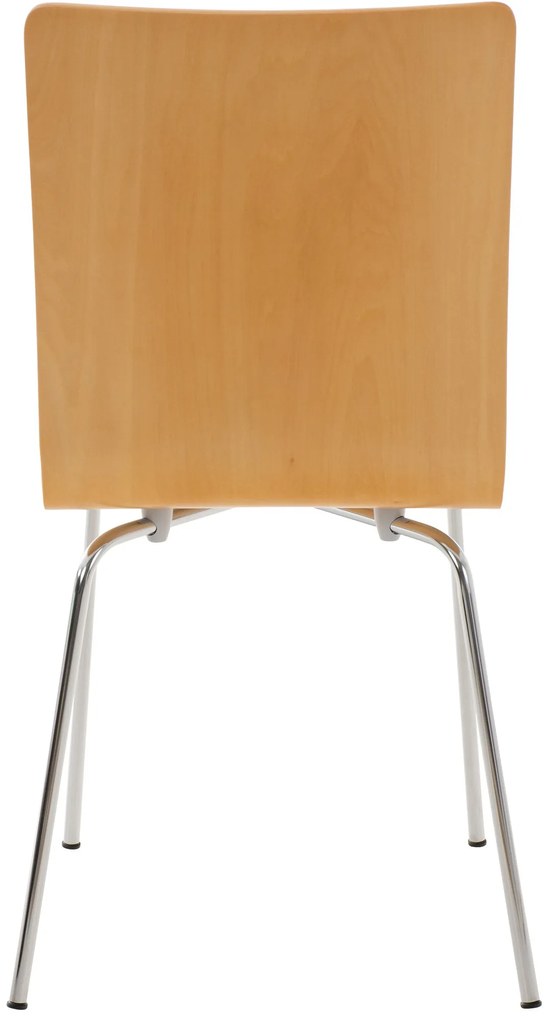 Conjunto de 4 cadeiras de cozinha e sala de jantar Pepe 43 x 87 x 47 cm Cor Natural