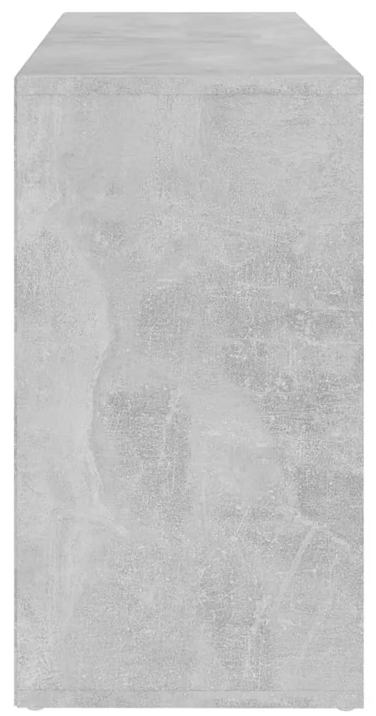 Sapateira 103x30x54,5 cm contraplacado cinzento cimento