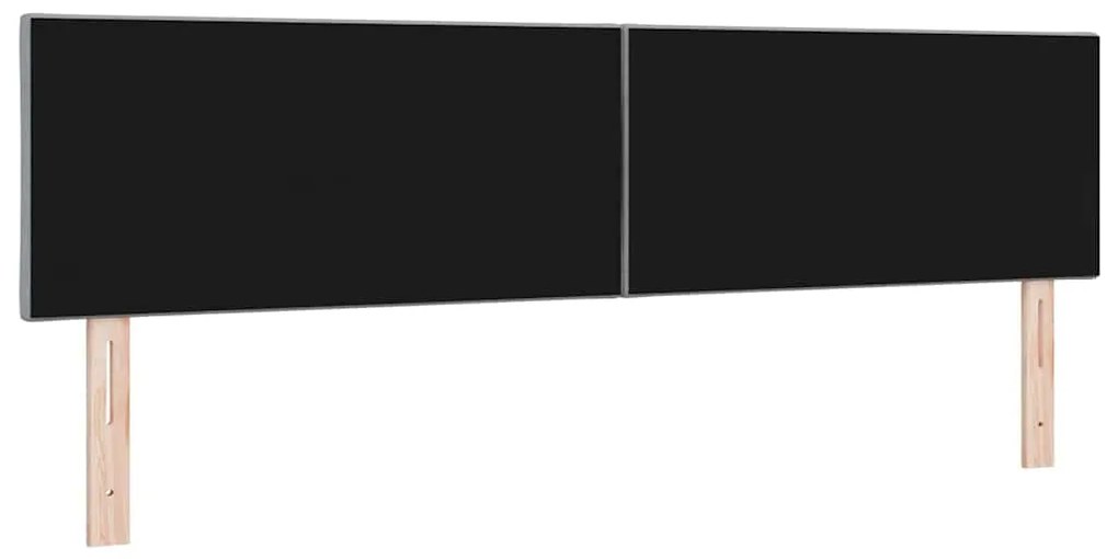 Cabeceira LED vidaXL Design Blocos de Diamante Cinza-Claro 180 cm Teci