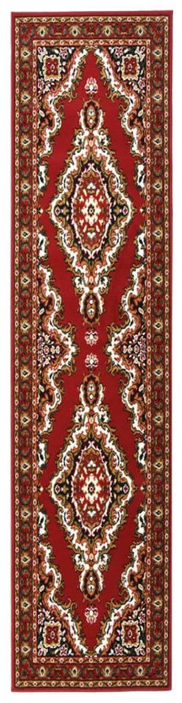 vidaXL Passadeira 60x350 cm polipropileno vermelho oriental