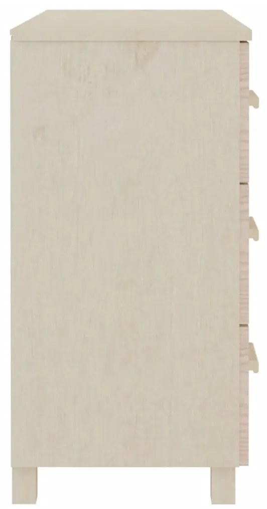 Aparador HAMAR 90x40x80 cm pinho maciço castanho-mel