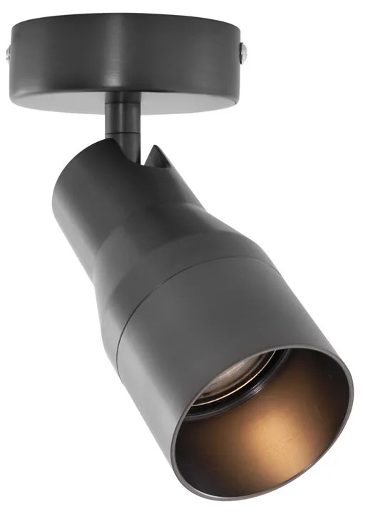 Foco de teto moderno Cinzento Metálico GU10 Ø50mm - Stanley