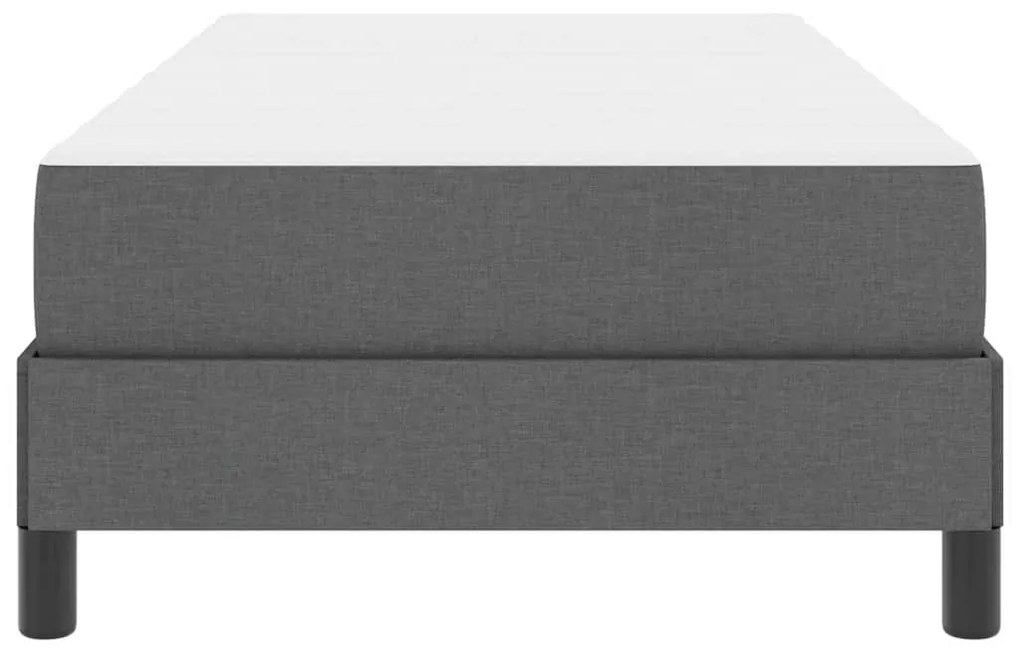 Cama Box Outros Cinzento escuro 90 x 190 cm tecido