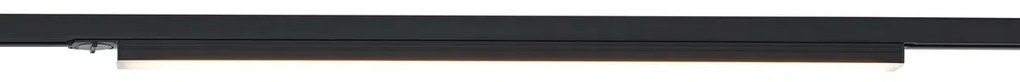 LED Candeeiro de teto moderno preto para sistema de calha monofásico 15W 1180 lm 2700-3800K - Iconic Tsiri Moderno