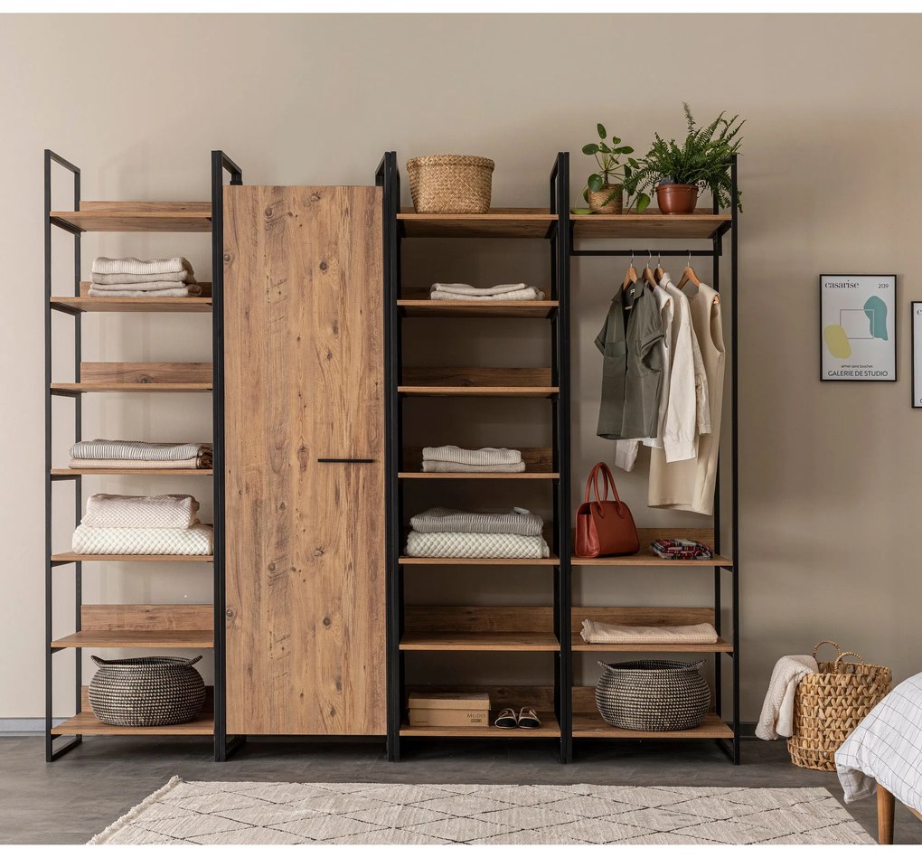 **** Roupeiro Dynamic – Atlantic Pine – 64 cm x 225 cm x 52 cm

**