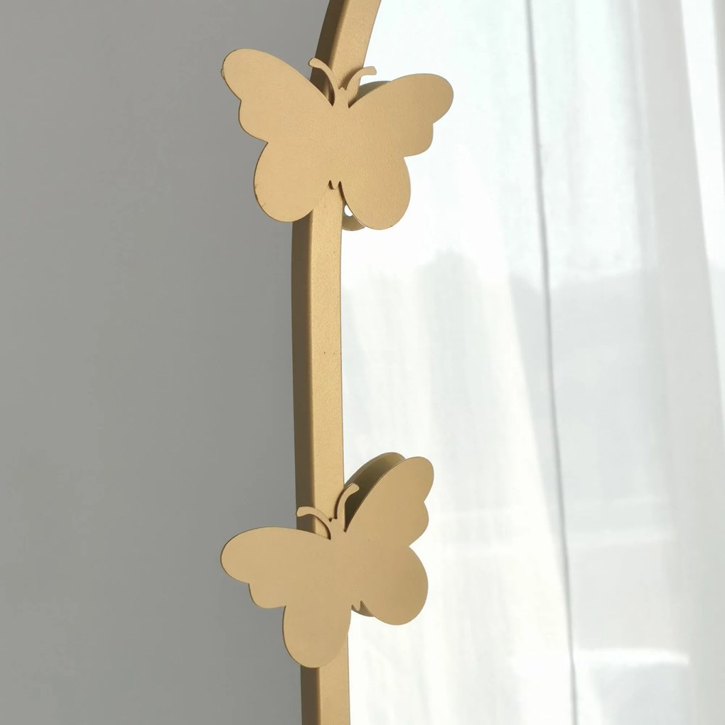 Espelho de Pé Portal – Dourado Mate – 65x180x1,5 cm