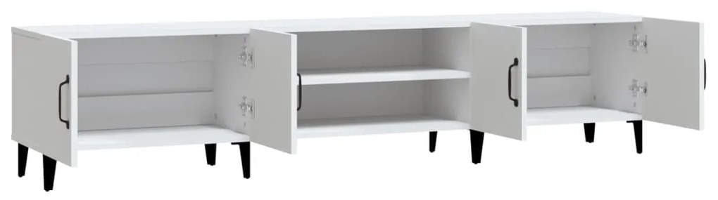 Móvel p/ TV 180x31,5x40 cm derivados de madeira branco